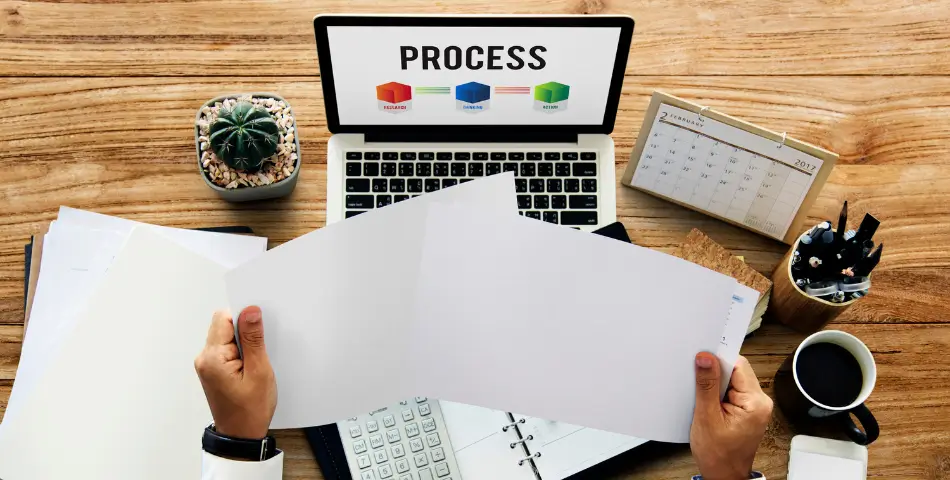 Clear process map with visual clarity